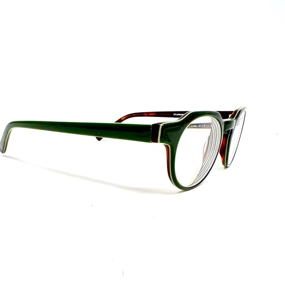 Randy Jackson Eyeglasses Limited Edition X110 Zyloware C.337 Green/Tortoise 145